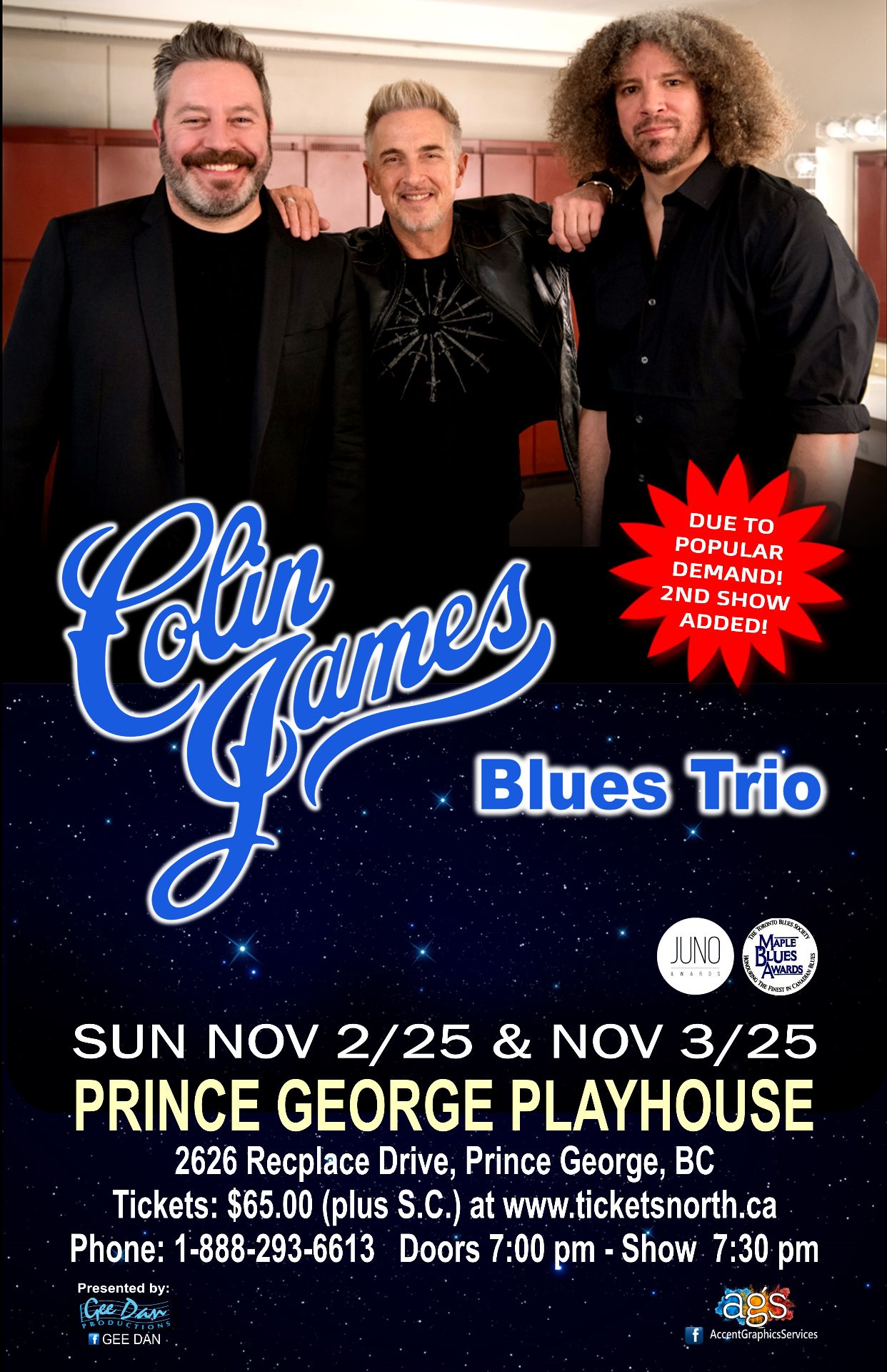 Colin James Blues Trio