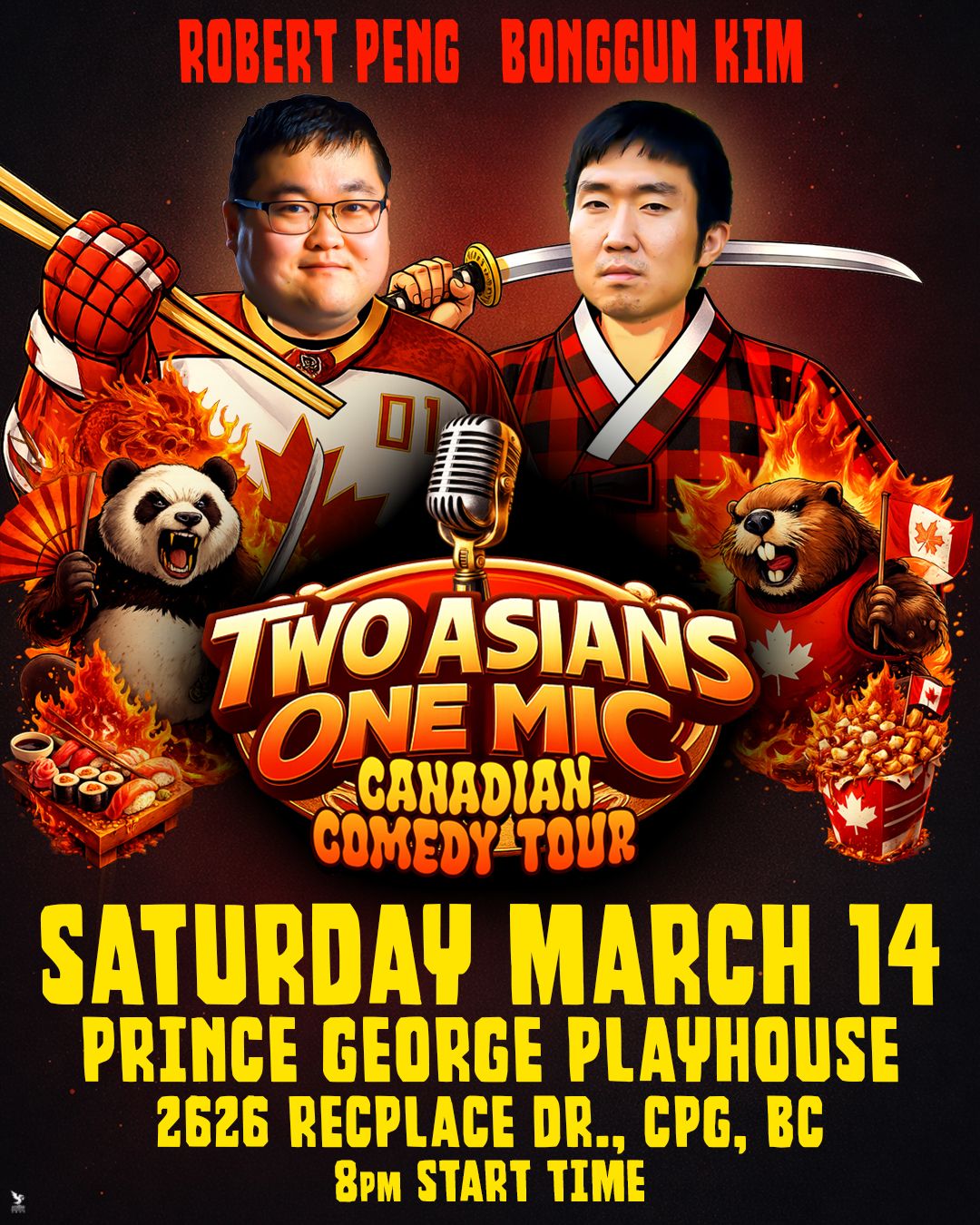 “Two Asians One Cup” Stand-Up Comedy Tour 