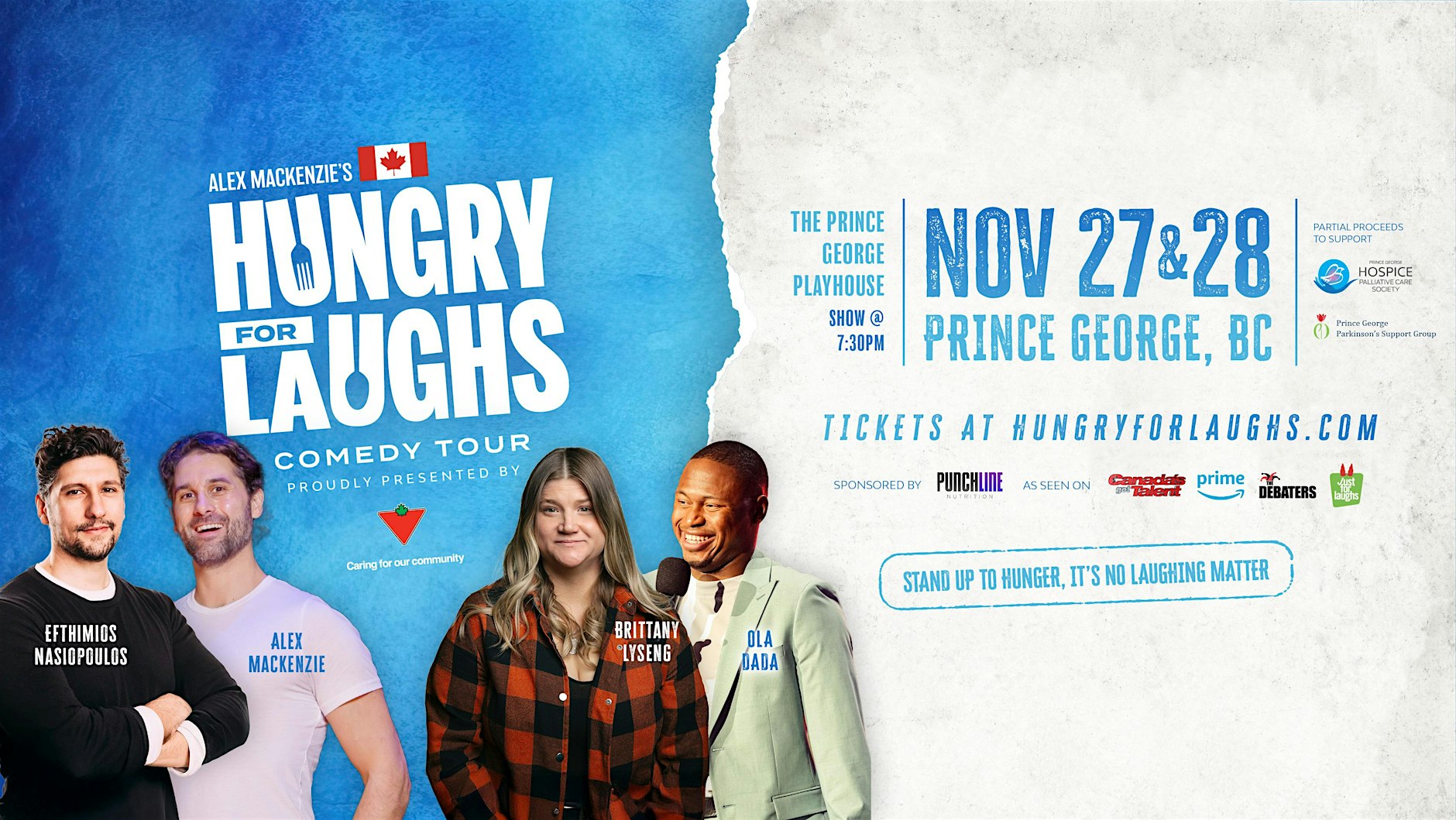 Candian Tire Presents- Hungry For Laughs Comedy Tour
